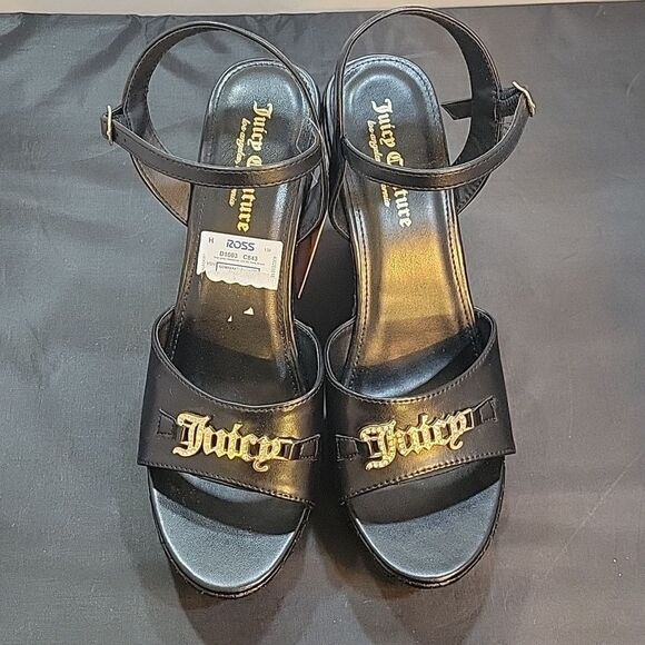 BRAND NEW JUICY COUTURE HARLOWE WOMEN"S WEDGES SANDAL S2 - Picture 2 of 15
